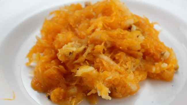 Вкусный салат из тыквы - простой рецепт