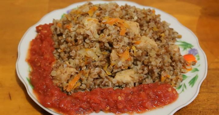 Гречка по-купечески в мультиварке