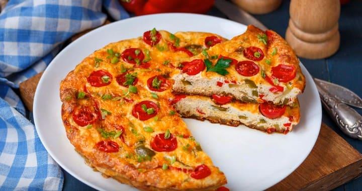 Классическая фриттата с овощами
