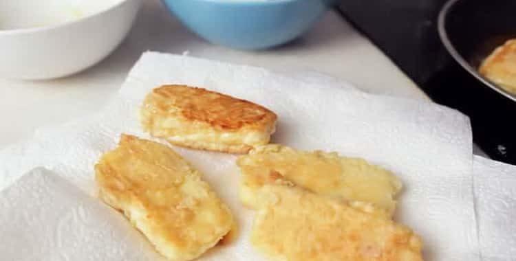 Закуска из сыра для жарки