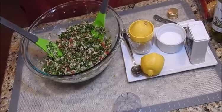 Низкокалорийный салат "Табуле"