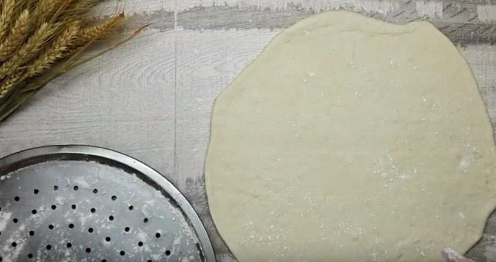 Тесто для пиццы на сухих дрожжах
