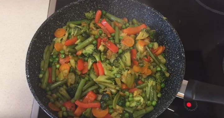 Овощной гарнир к мясу
