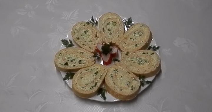 Крабовый рулет на праздник