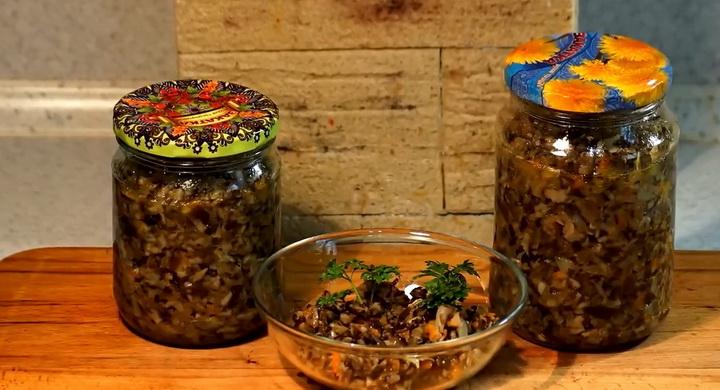 Консервированная грибная икра