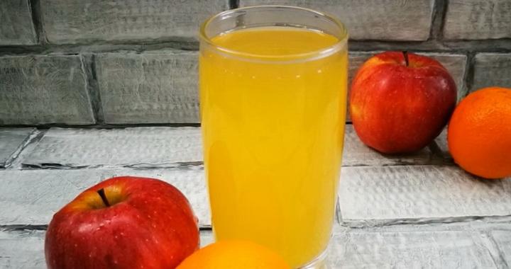 Супер компот из яблок и апельсинов