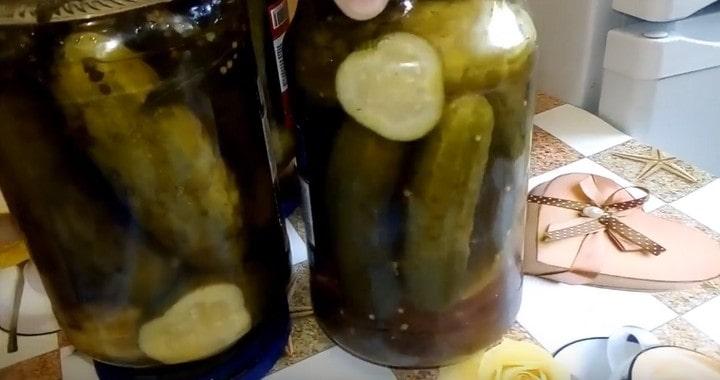 Хрустящие огурцы с лимонной кислотой