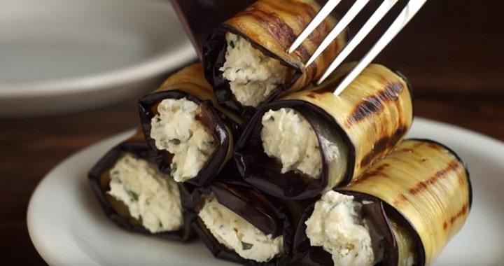 Пикантная закуска из баклажанов