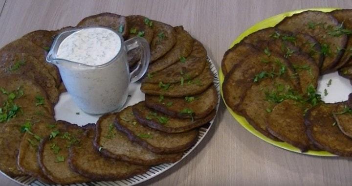 Печеночные оладьи из куриной печени