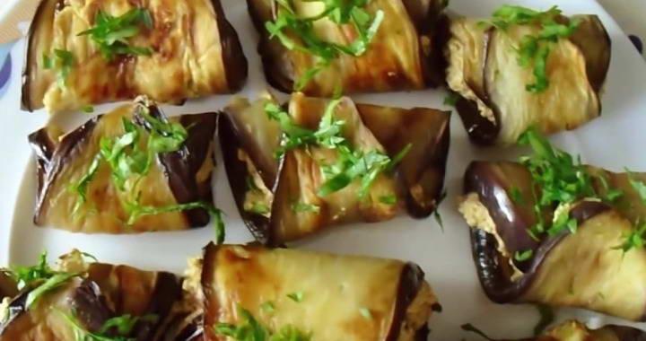 Баклажаны с грецкими орехами по-грузински
