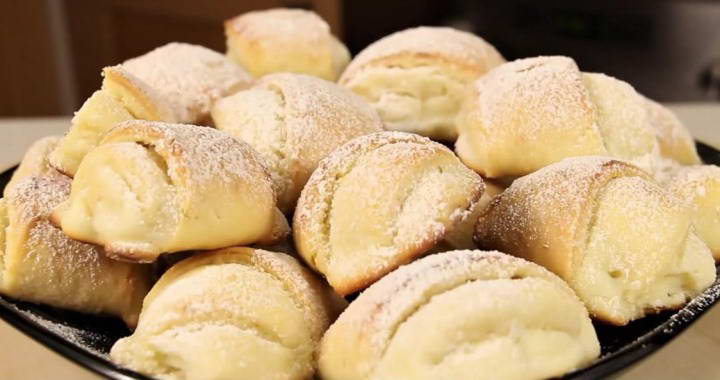 Печенье из творога и сметаны