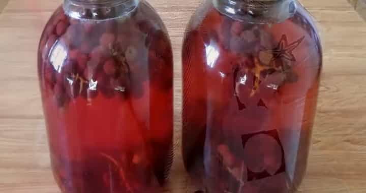 Компот из винограда любого сорта