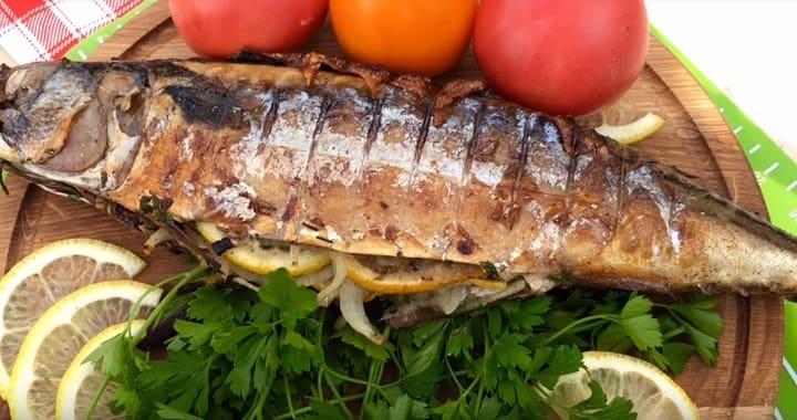 Скумбрия на мангале