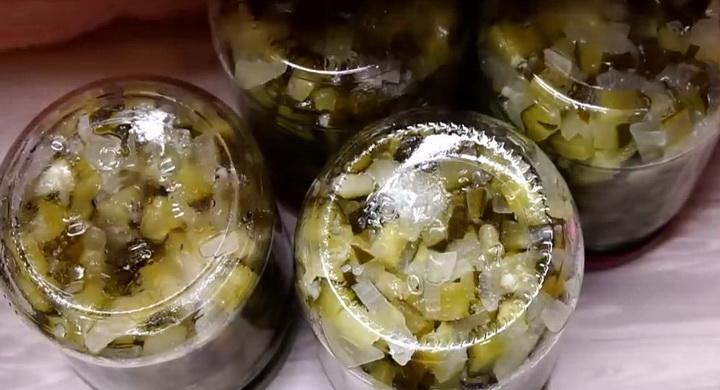 Закуска из огурцов на зиму