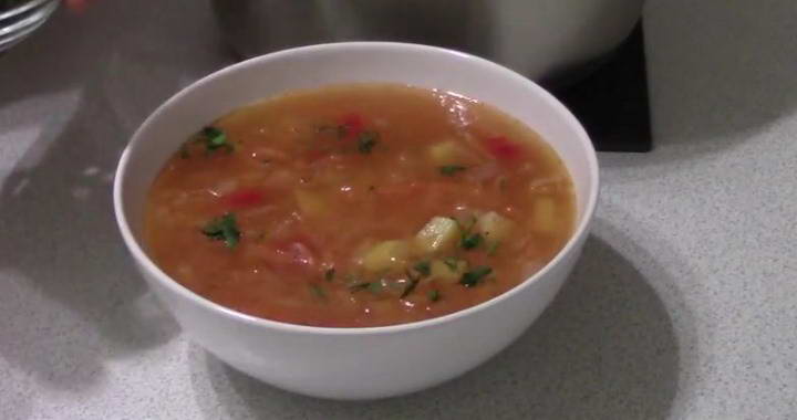 Постные щи из квашеной капусты