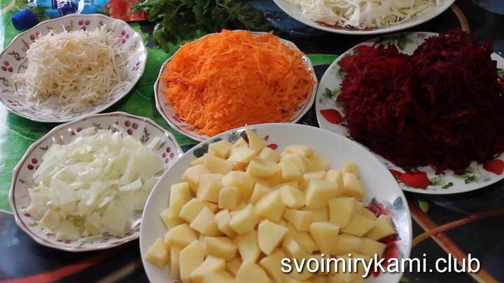 Готовим борщ без мяса