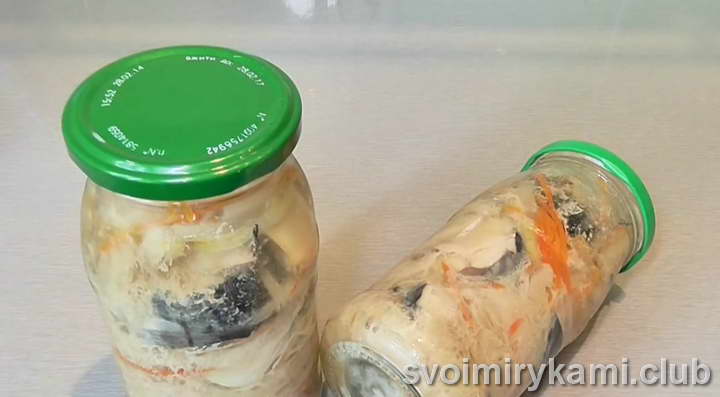 скумбрия с овощами на зиму
