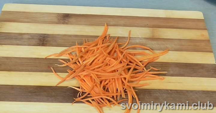 трем на терке морковь